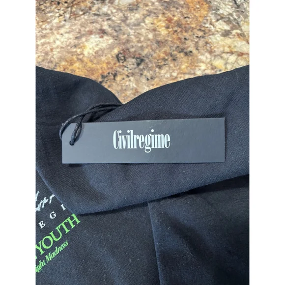 Civil Regime “Ashes to Ashes / Rebel Youth” Graphic Hoodie - Picture 5 of 7